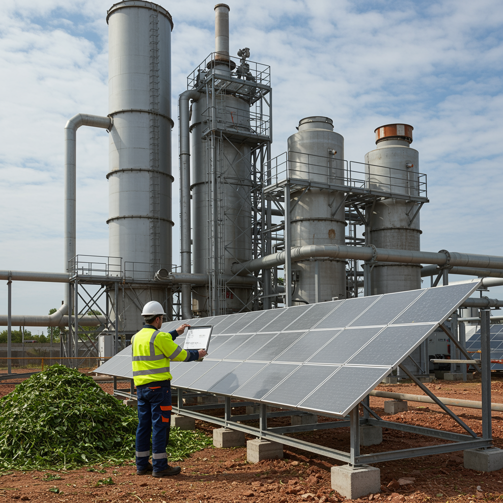 Producción de energía renovable a partir de biomasa.